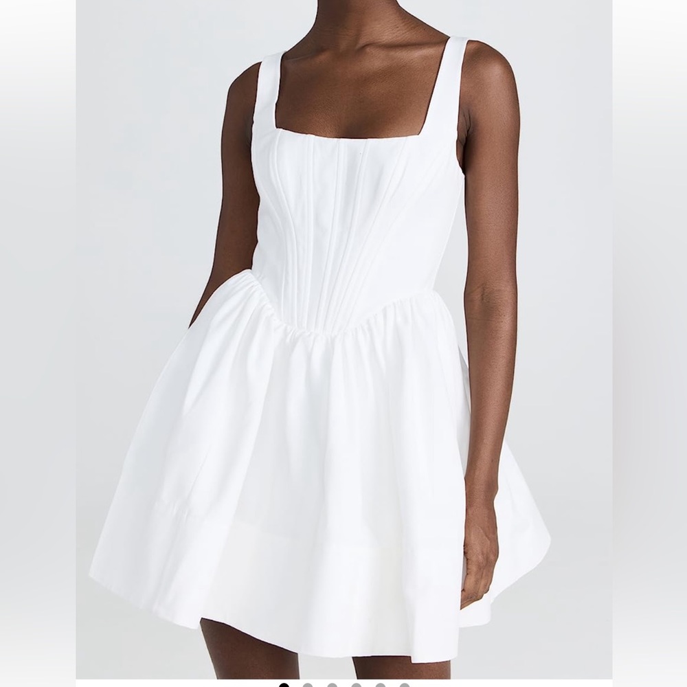 STAUD White Mini Dress